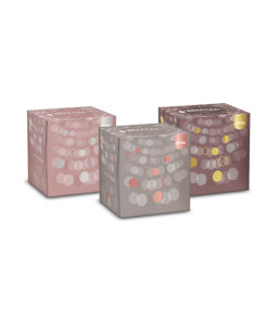 Tücher-Box Design, 3 unterschiedliche Designs, 2-lagig